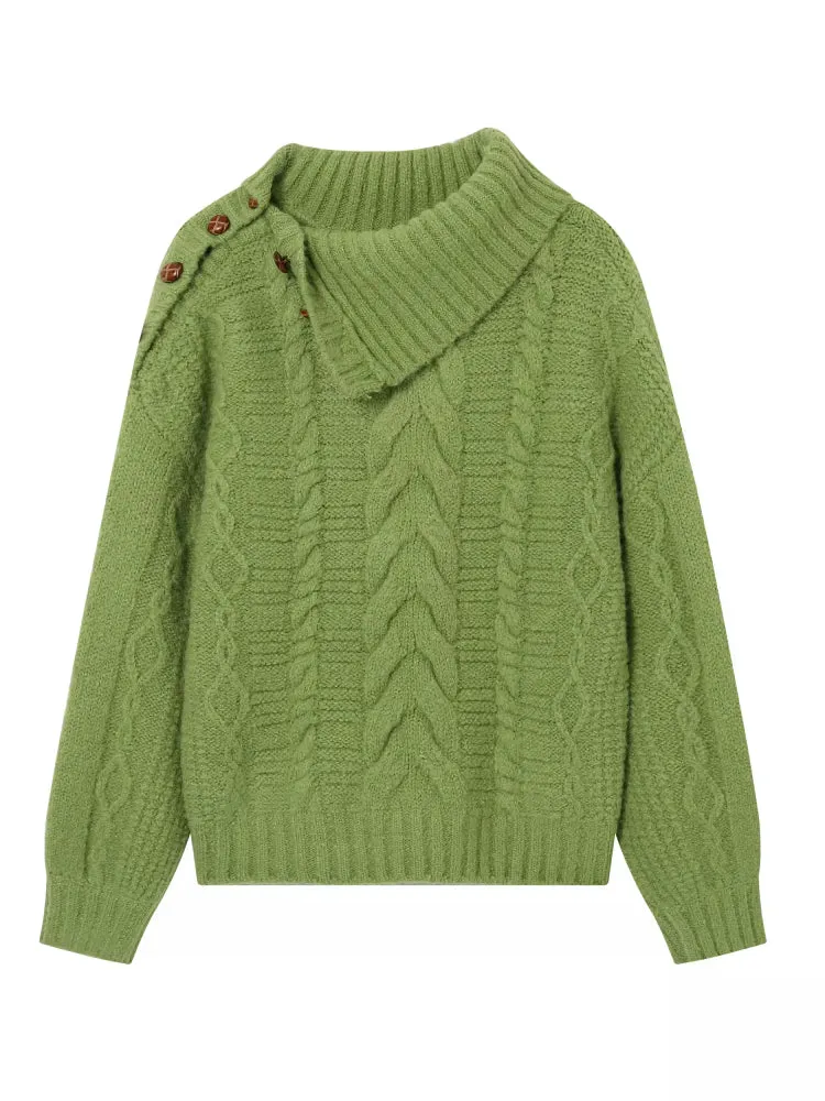 Loose wool sweater【s0000006561】