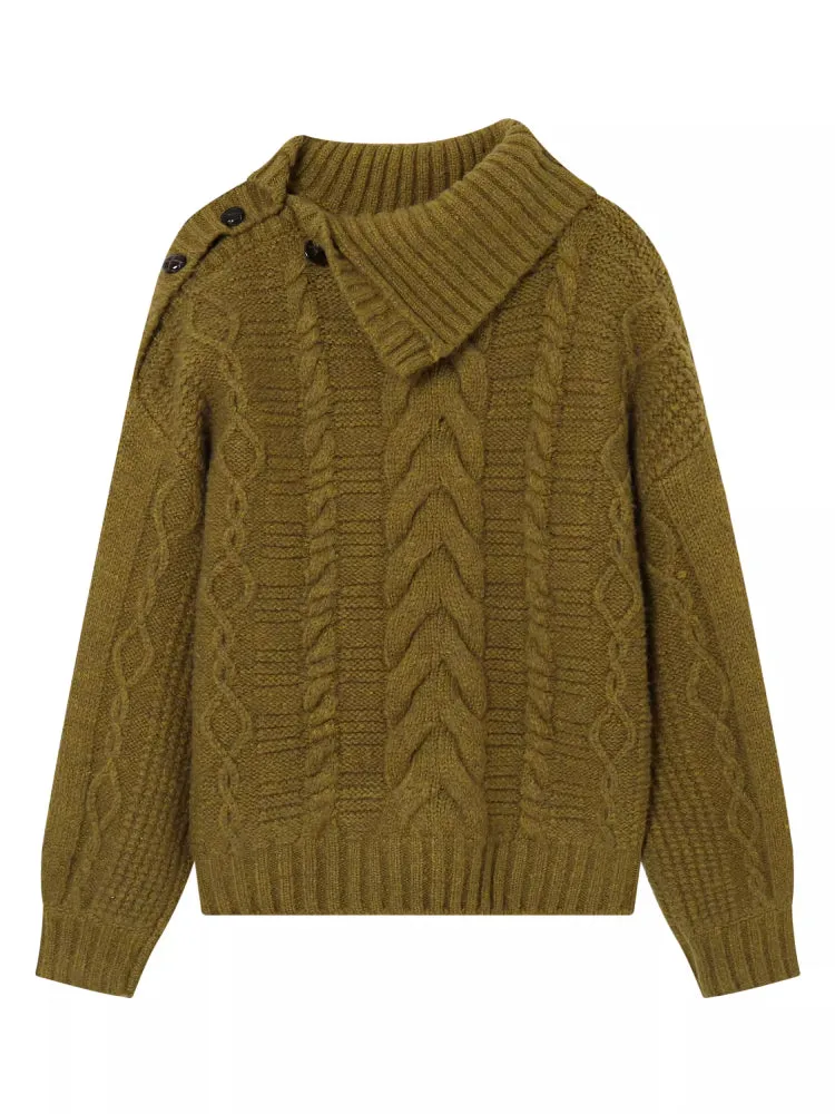 Loose wool sweater【s0000006561】