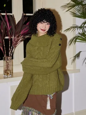 Loose wool sweater【s0000006561】