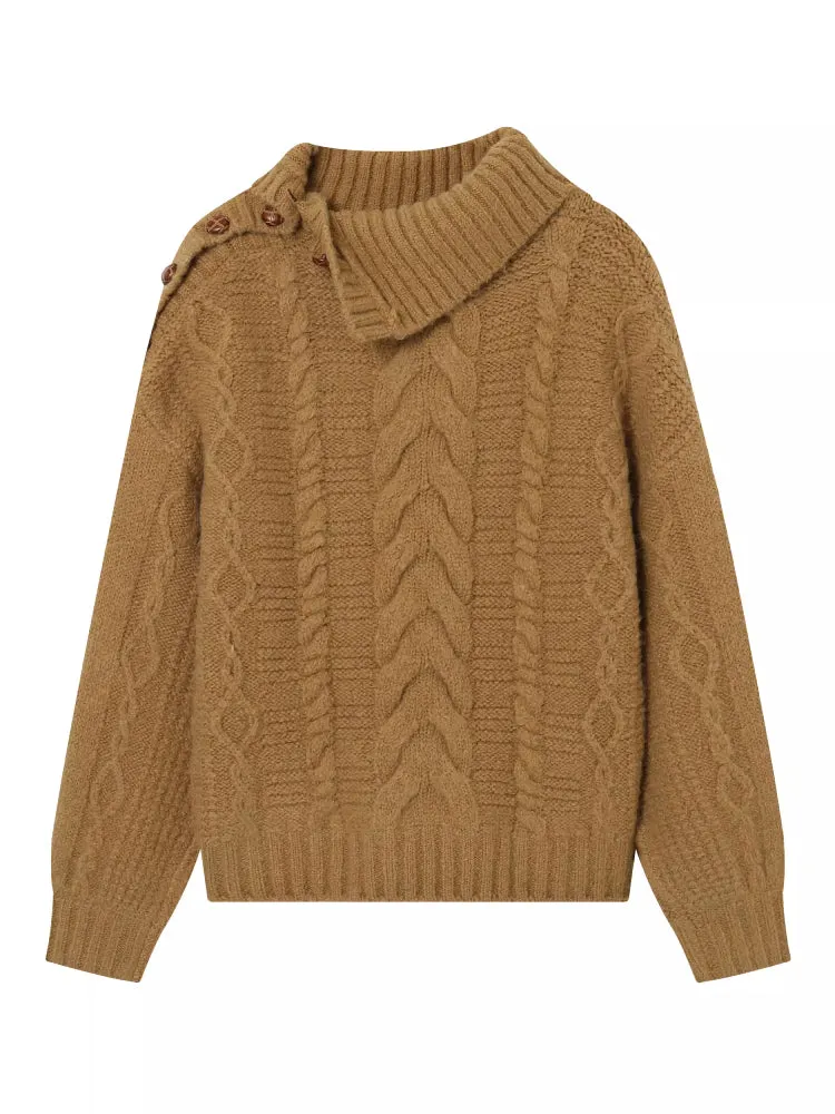 Loose wool sweater【s0000006561】
