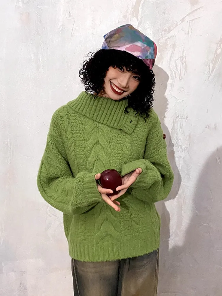 Loose wool sweater【s0000006561】