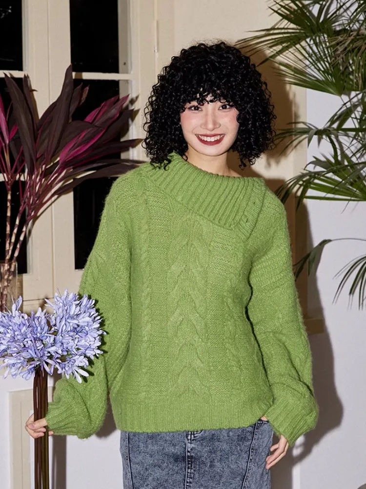 Loose wool sweater【s0000006561】