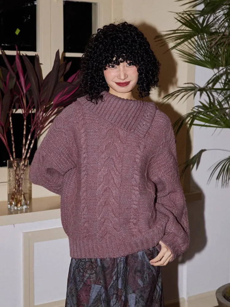 Loose wool sweater【s0000006561】