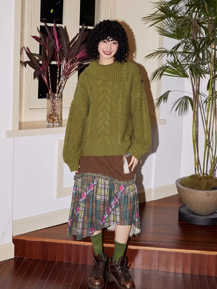 Loose wool sweater【s0000006561】