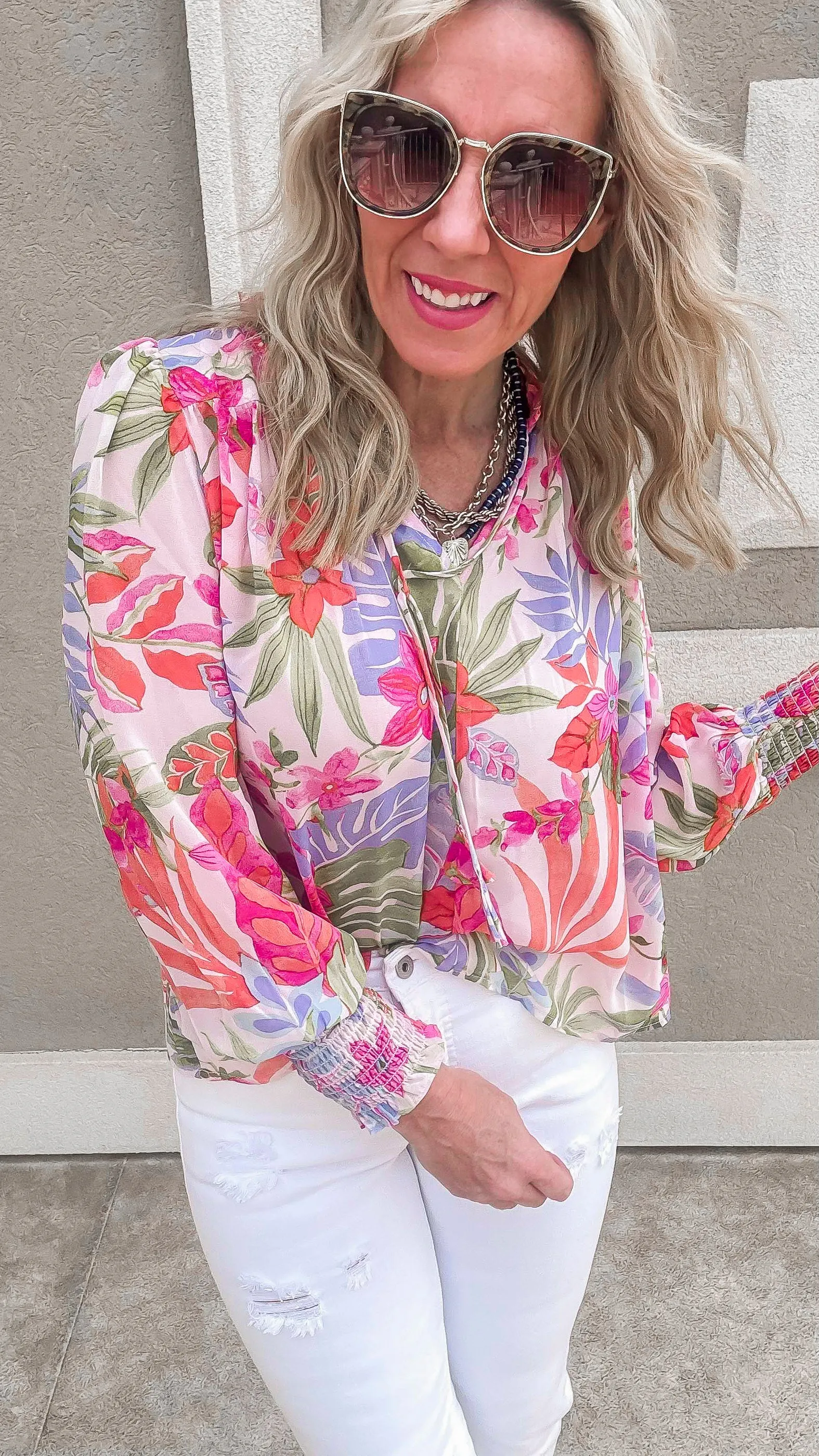 Love Coast Ruffled Beck Top