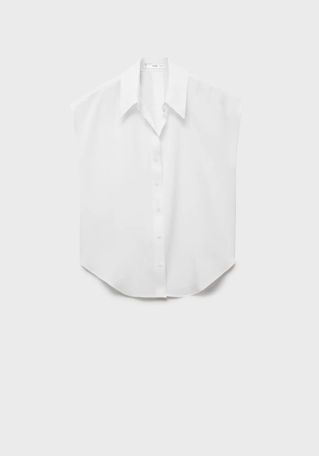 Lyocell Sleeveless Shirt - Beige
