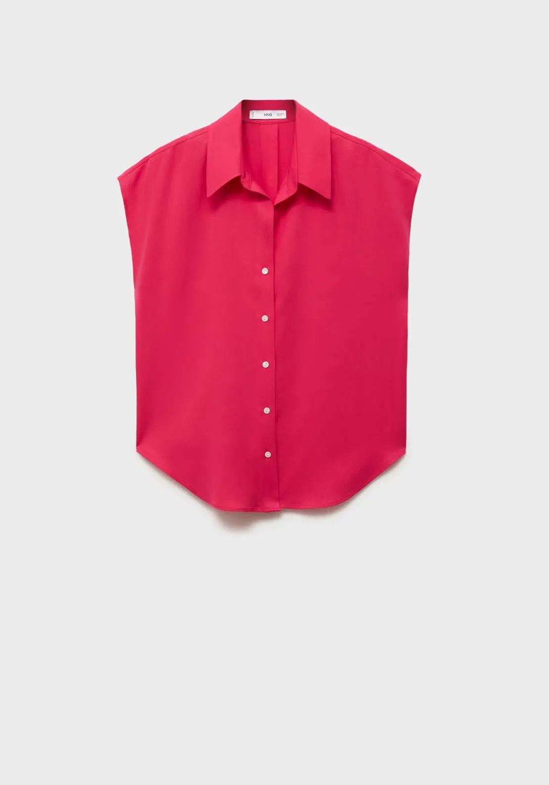 Lyocell Sleeveless Shirt - Medium Red