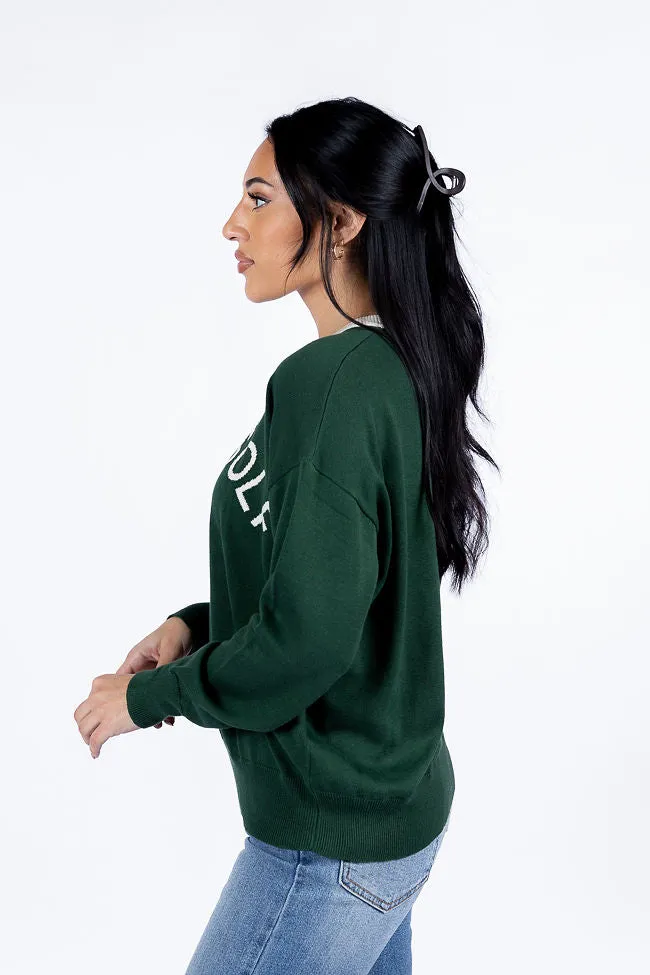 Malibu Golf Club Green Lightweight Sweater SALE