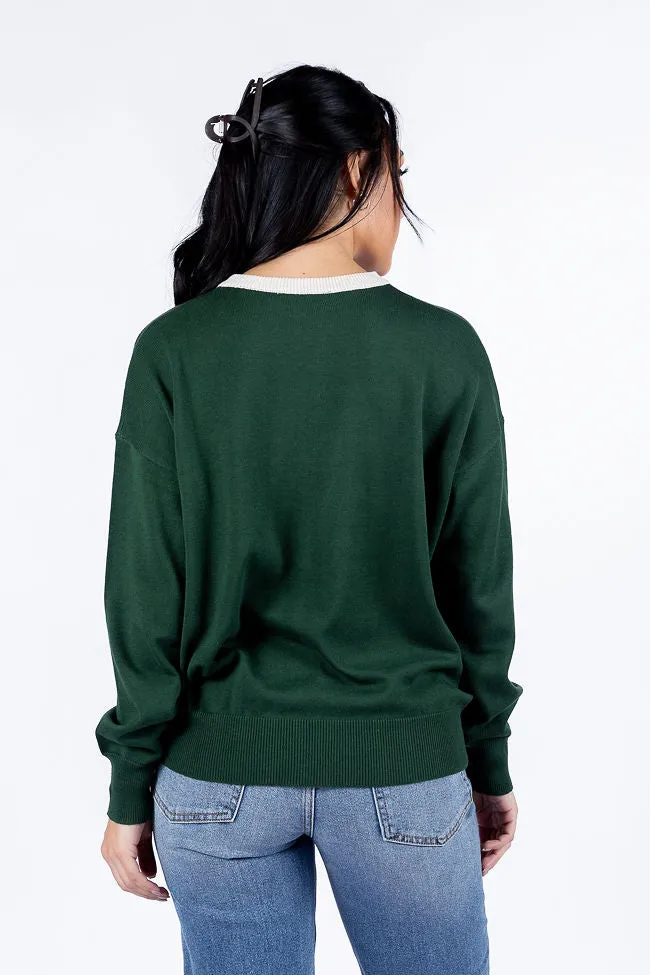 Malibu Golf Club Green Lightweight Sweater SALE