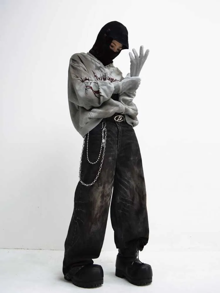 Mask style retro-styled loose jacket
