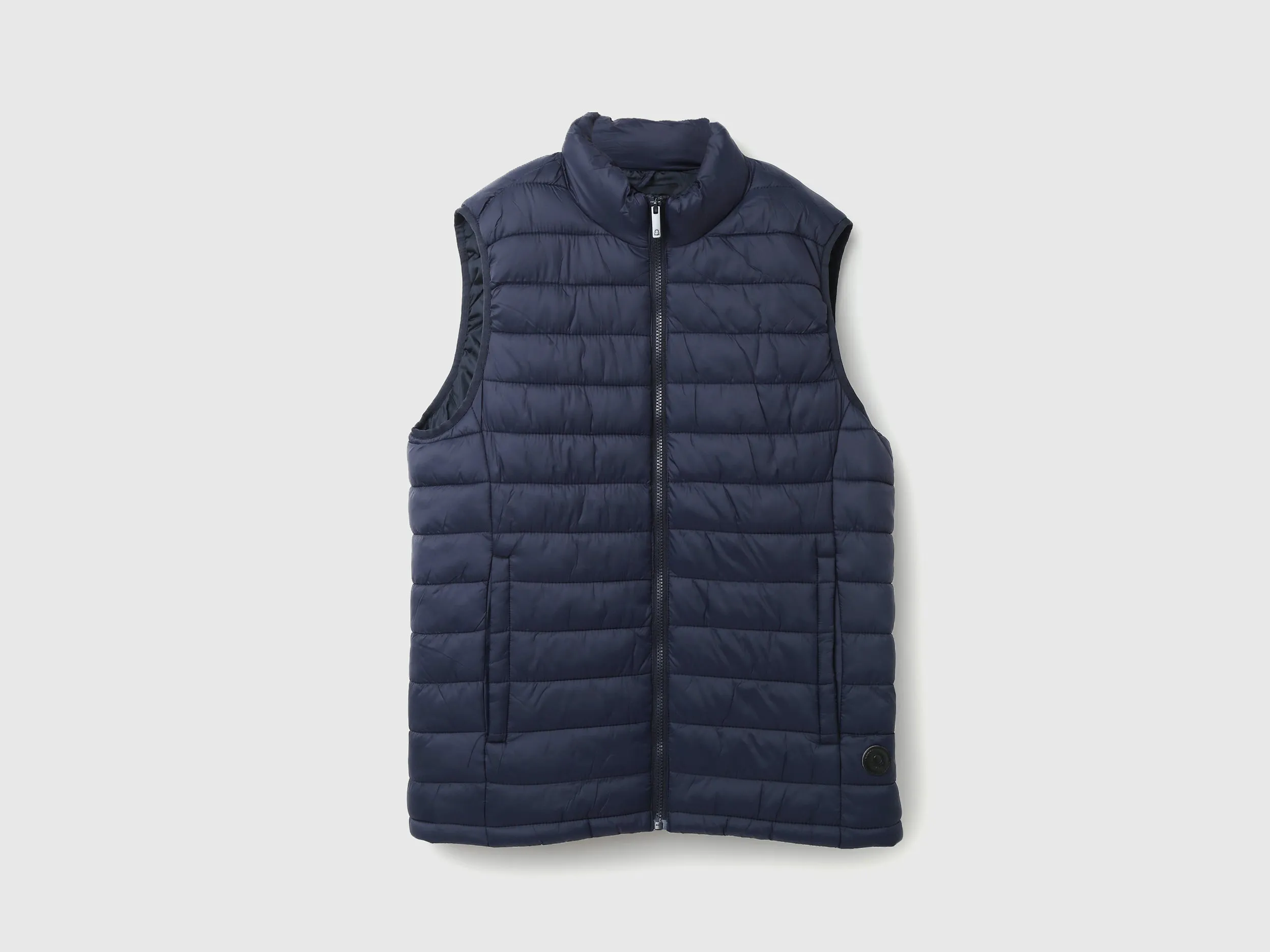 Men Quilted High Neck Jacket