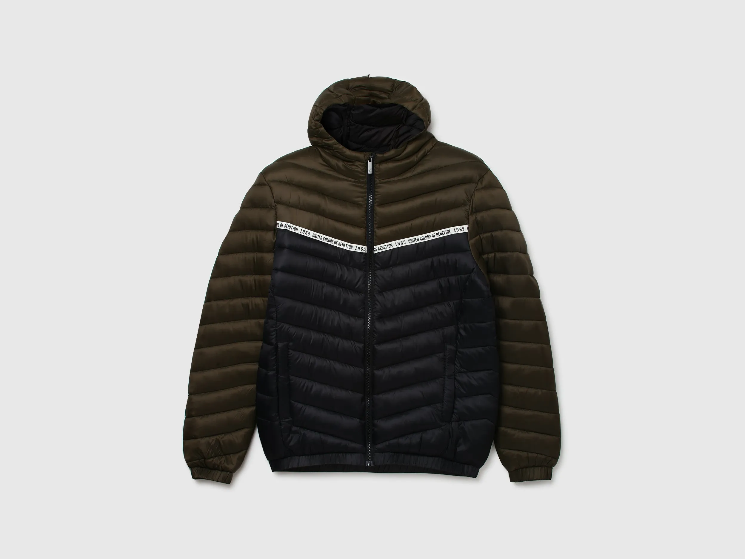 Men Quilted Hood Jacket