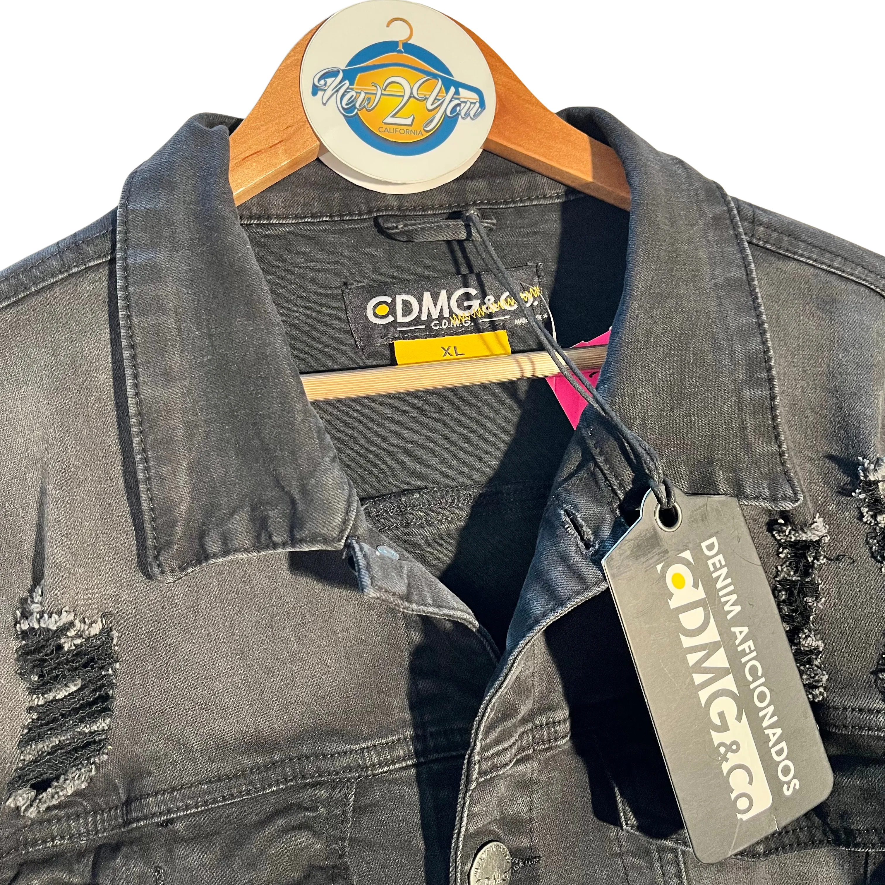 Men's Black Jacket - Riot Control Jacket (Caliber Denim Co.)