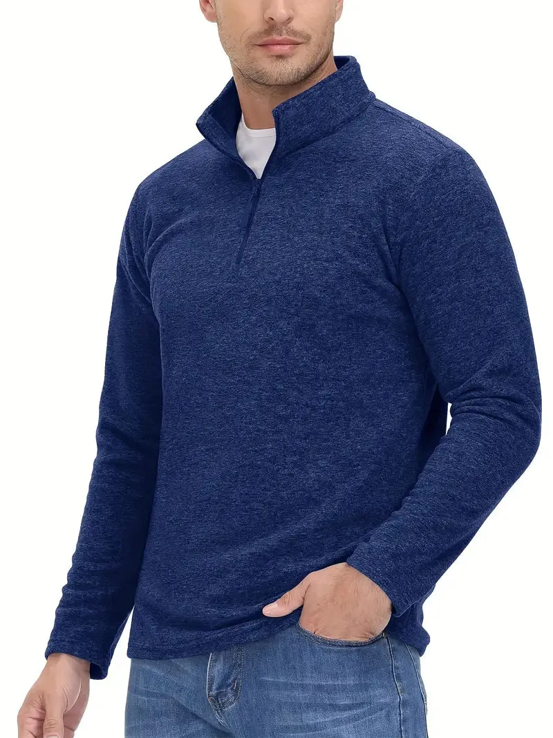 Men’s Cozy Quarter-Zip Sweater