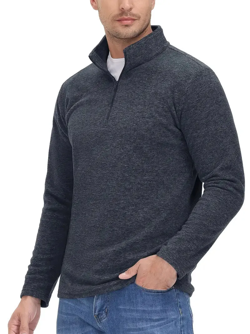 Men’s Cozy Quarter-Zip Sweater