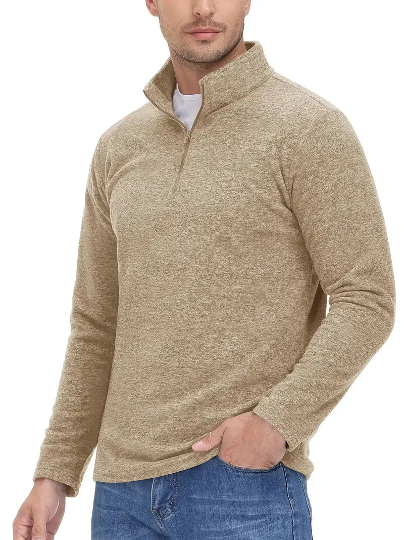 Men’s Cozy Quarter-Zip Sweater