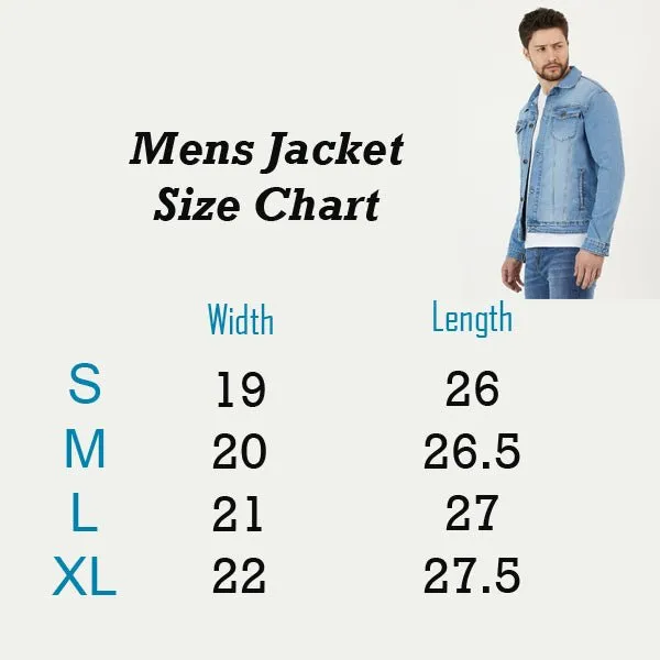 Mens Denim Jacket Dark Blue