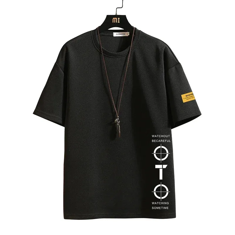 Men's Short Sleeve Printed T Shirt  Top