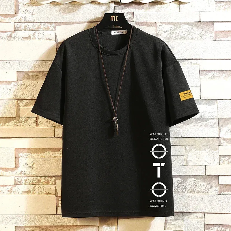 Men's Short Sleeve Printed T Shirt  Top