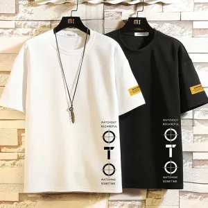 Men's Short Sleeve Printed T Shirt  Top