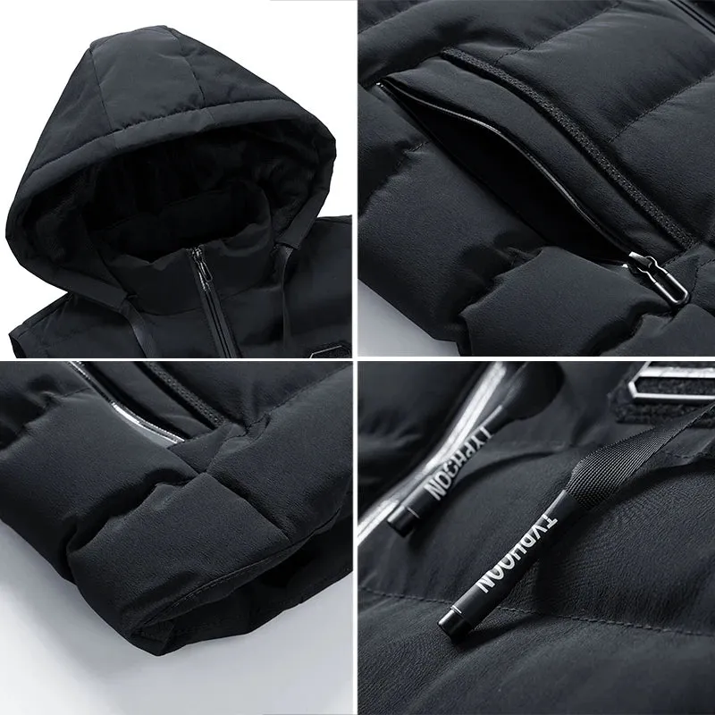 Men's Trendy Warm Hooded Vest