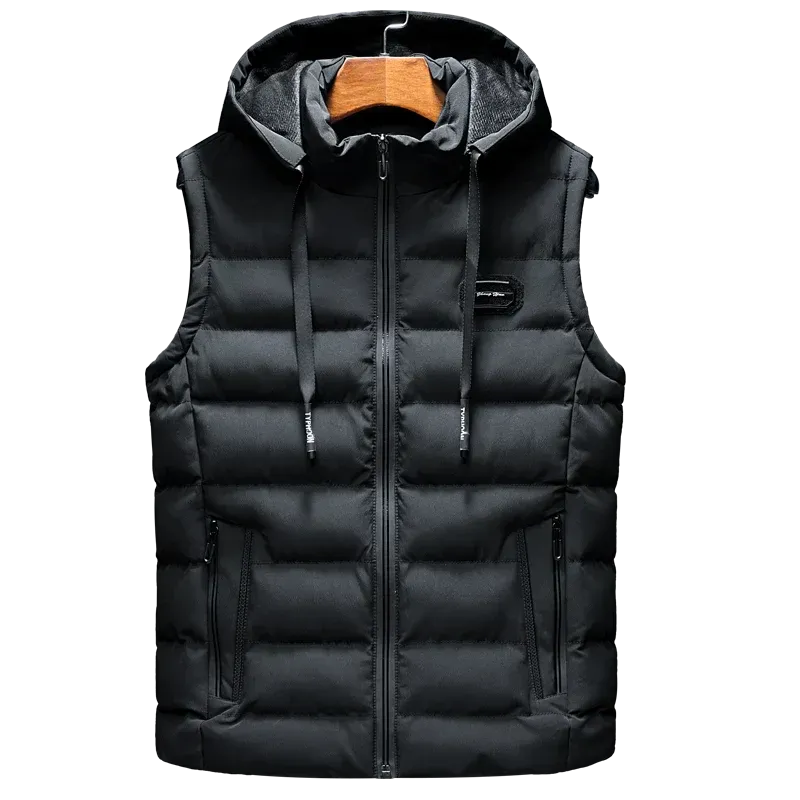 Men's Trendy Warm Hooded Vest