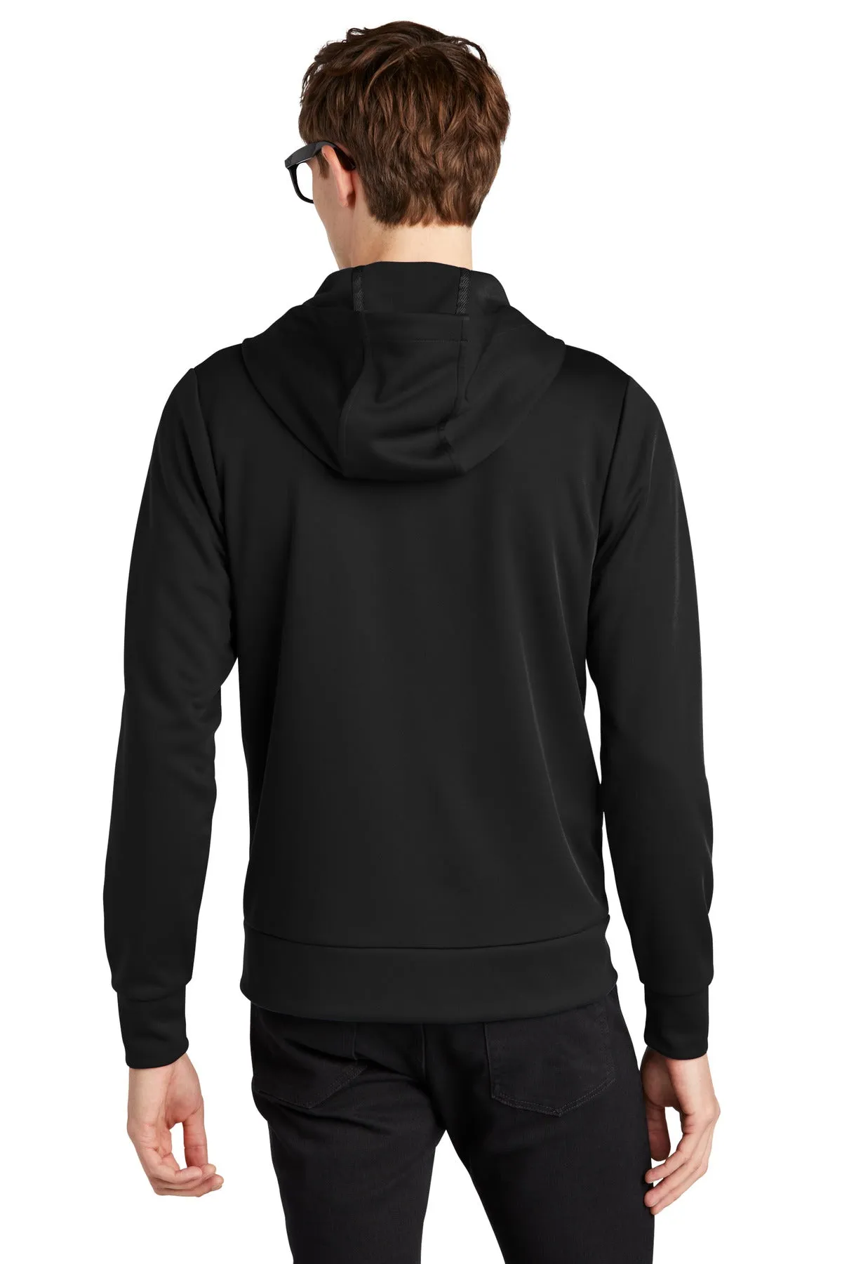 Mercer Mettle Double-Knit Full-Zip Hoodie MM3002 Deep Black