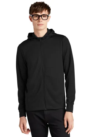 Mercer Mettle Double-Knit Full-Zip Hoodie MM3002 Deep Black