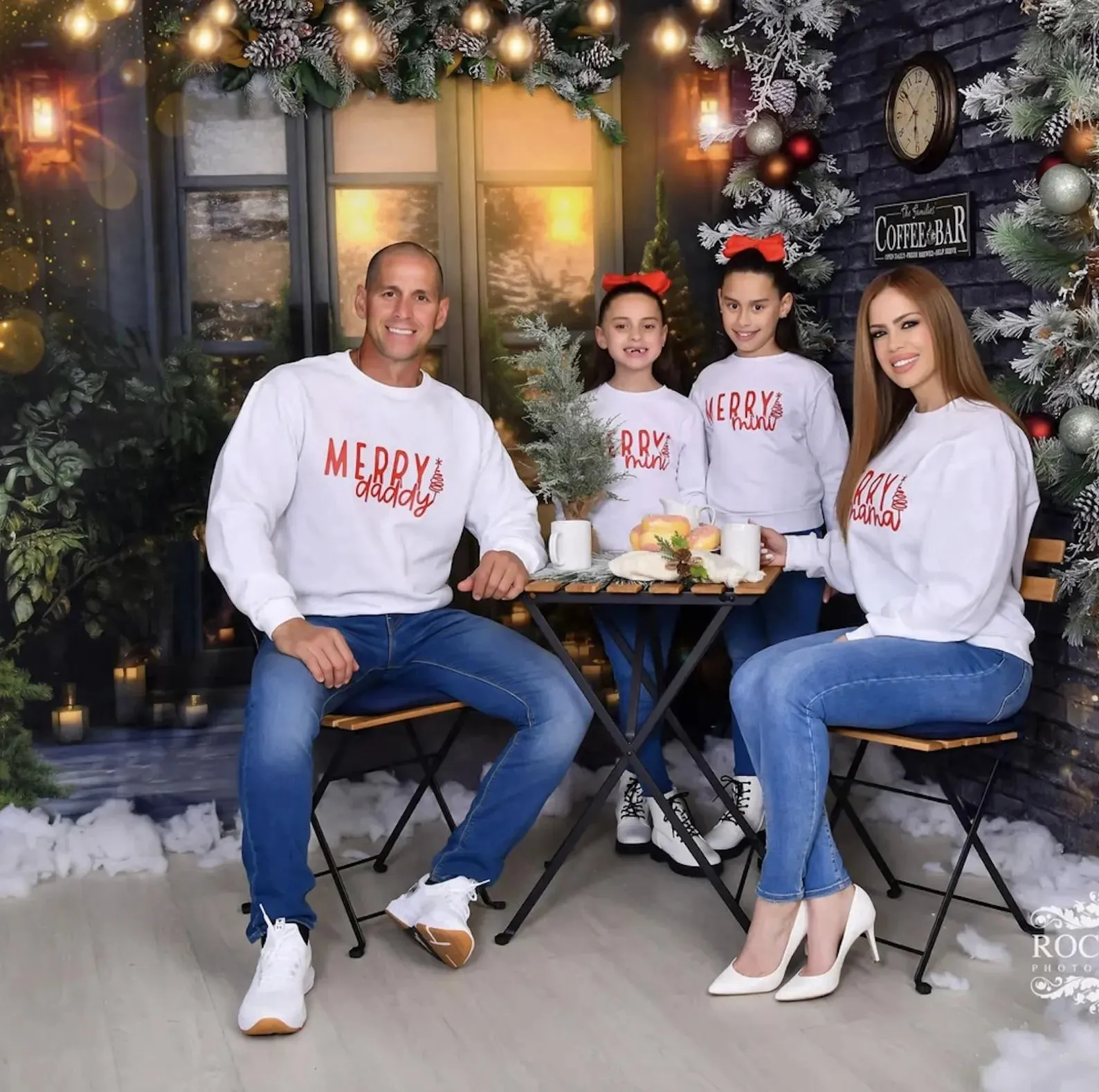 Merry Family Matching Sweatshirts