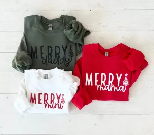 Merry Family Matching Sweatshirts