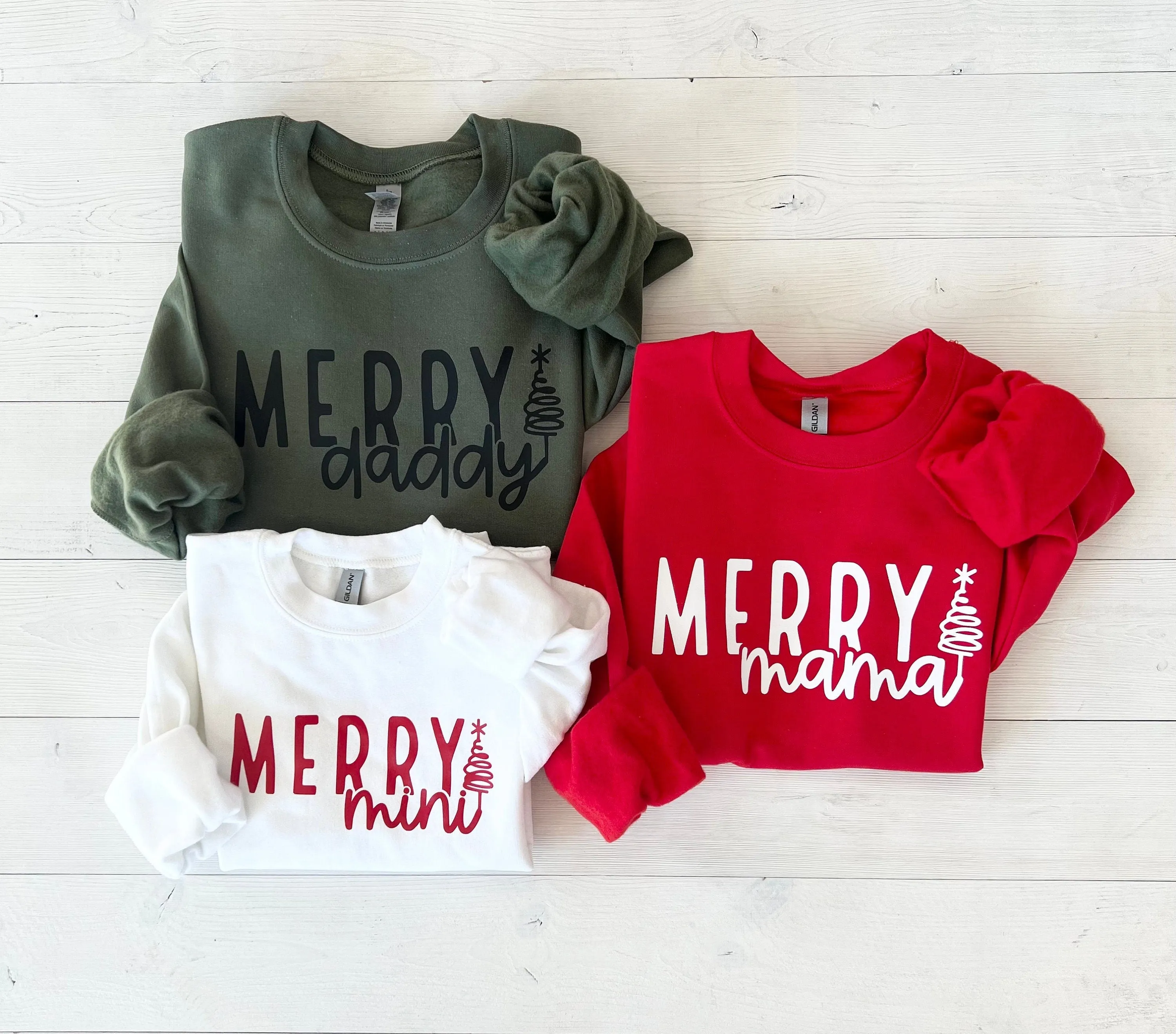 Merry Family Matching Sweatshirts