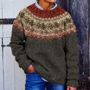 Modern Sweater with Cozy Knit Texture