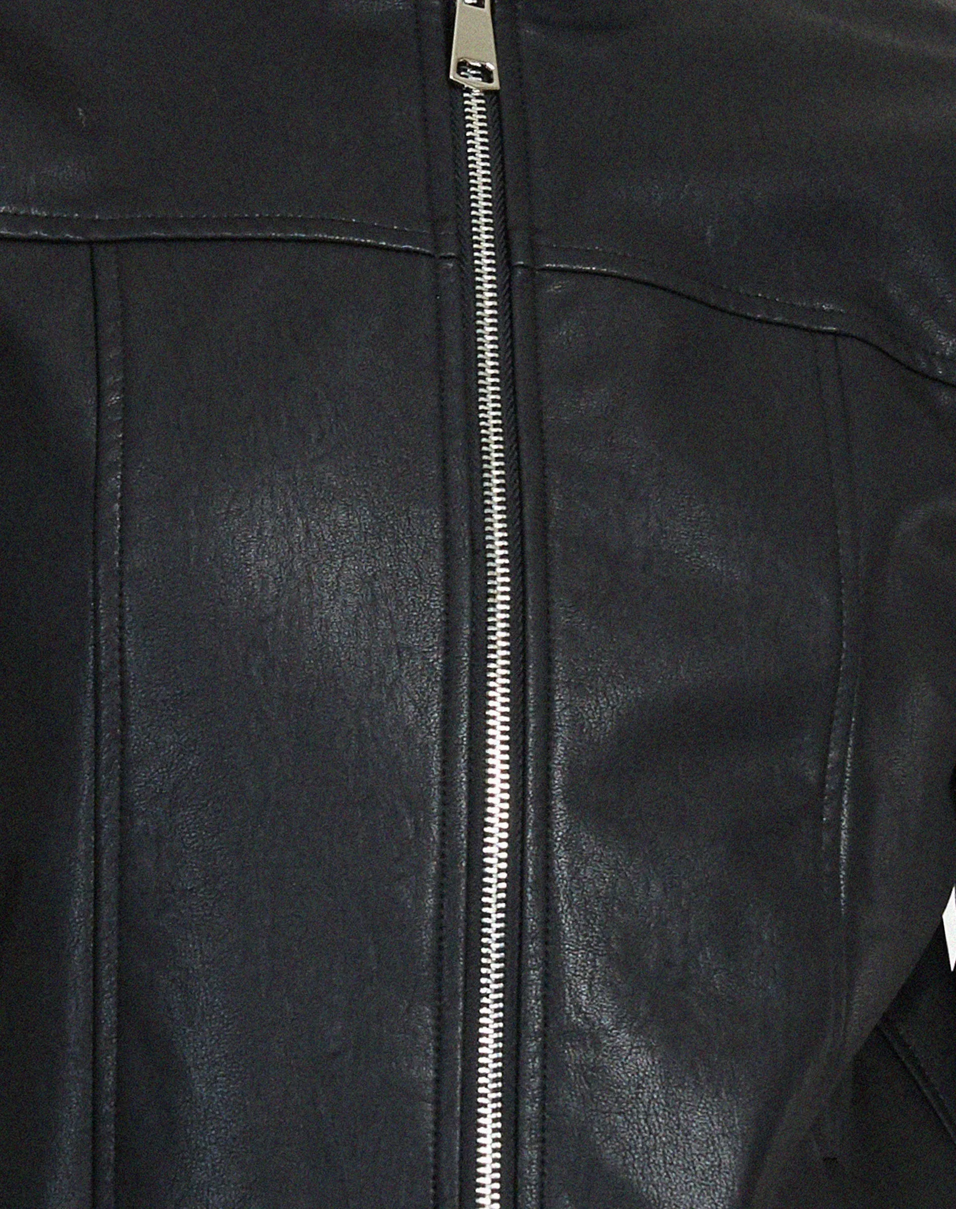 MOTEL X OLIVIA NEILL Olivia Jacket in PU Black