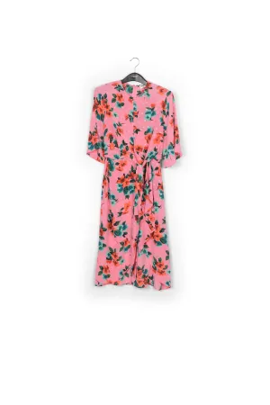 Multicolor stretch-jersey sleeveless top with graphic print
