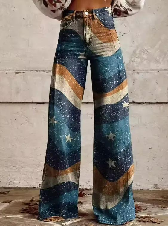 Oriana | Boho Wide-Leg Pants