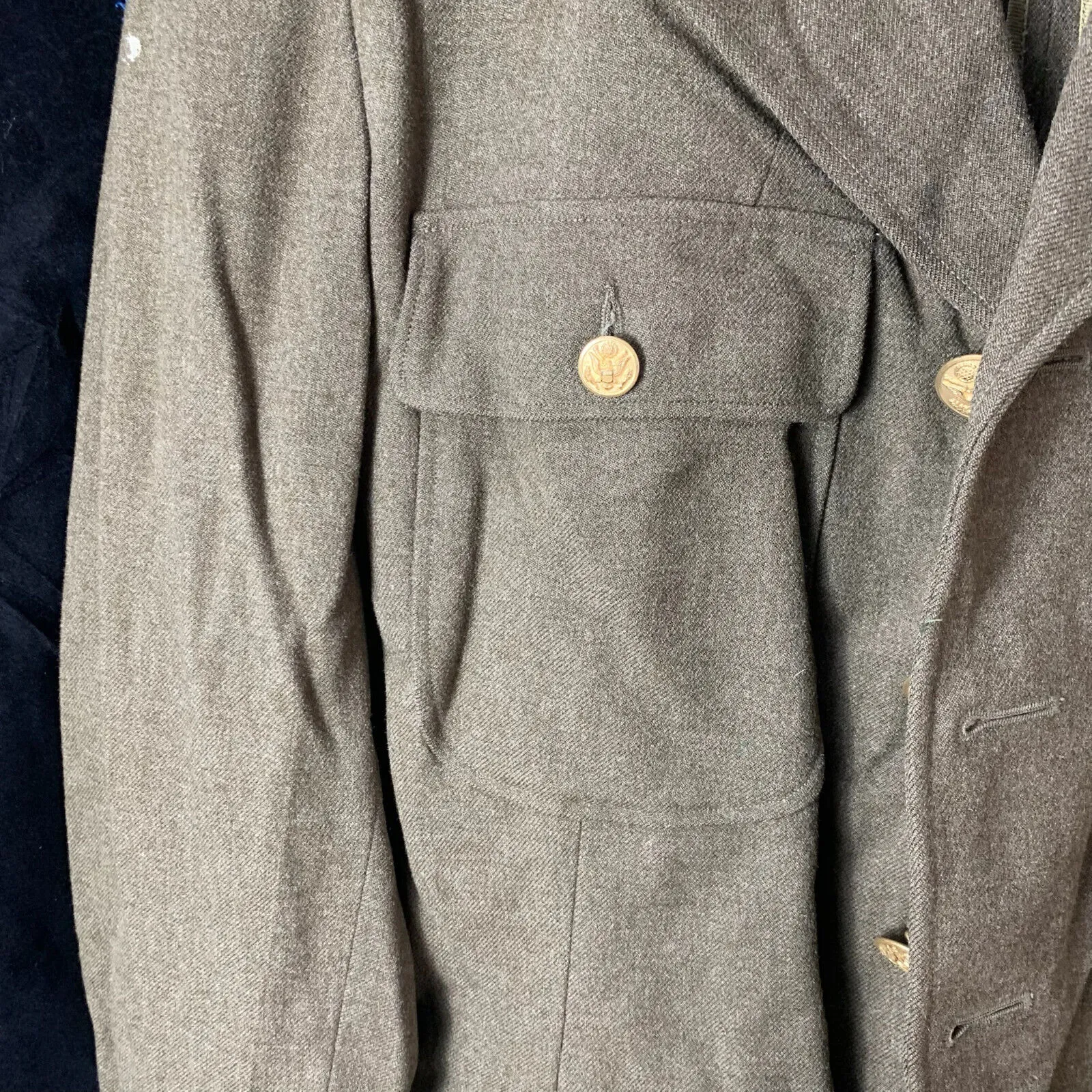 Original WW2 US Army Class A Dress Jacket 1941 - Private Ryan Prop - 39" Long