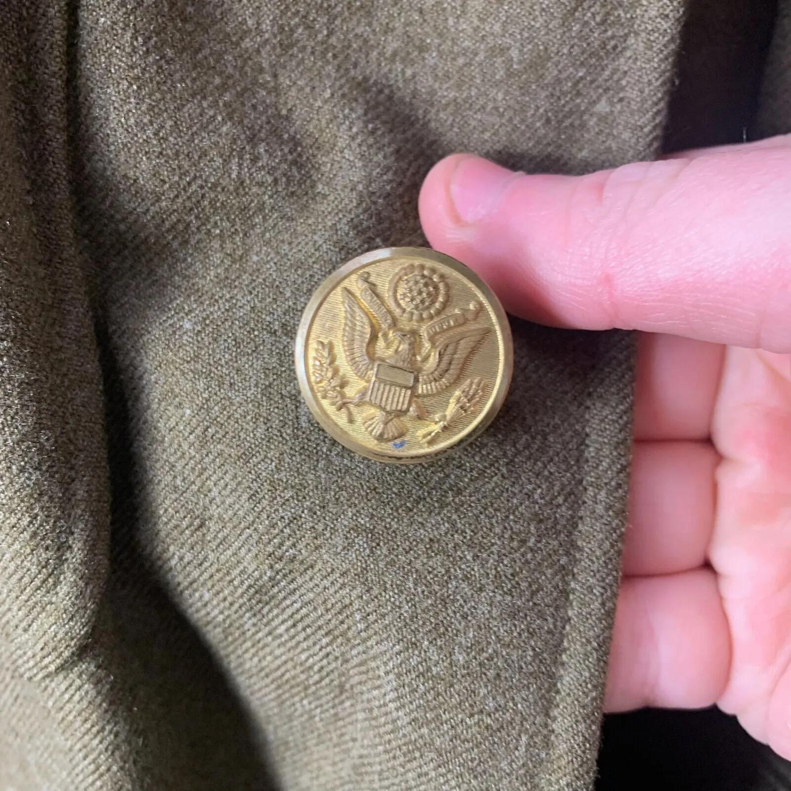 Original WW2 US Army Class A Dress Jacket 1941 - Private Ryan Prop - 39" Long