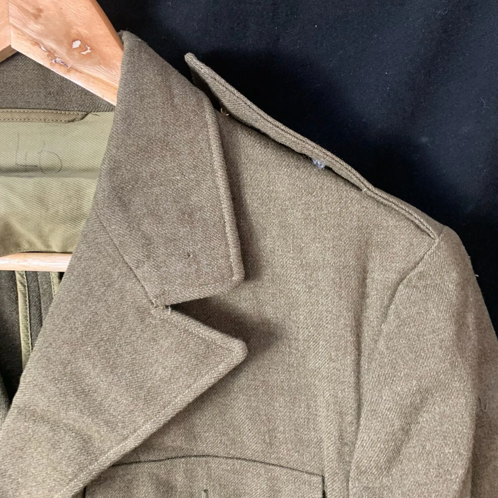 Original WW2 US Army Class A Dress Jacket 1941 - Private Ryan Prop - 39" Long
