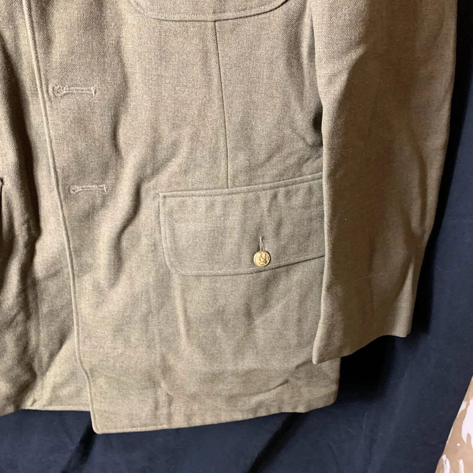 Original WW2 US Army Class A Dress Jacket 1942 - Private Ryan Prop - 38" Regular