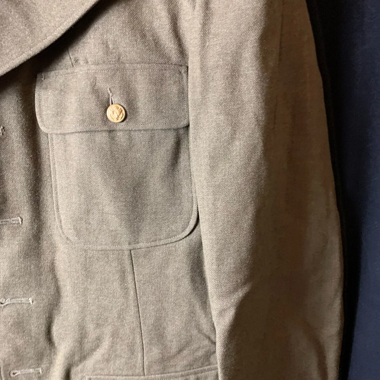 Original WW2 US Army Class A Dress Jacket 1942 - Private Ryan Prop - 38" Regular