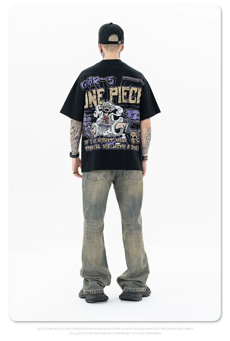 Oversized printed cartoon TEE-D523 | Inspanda