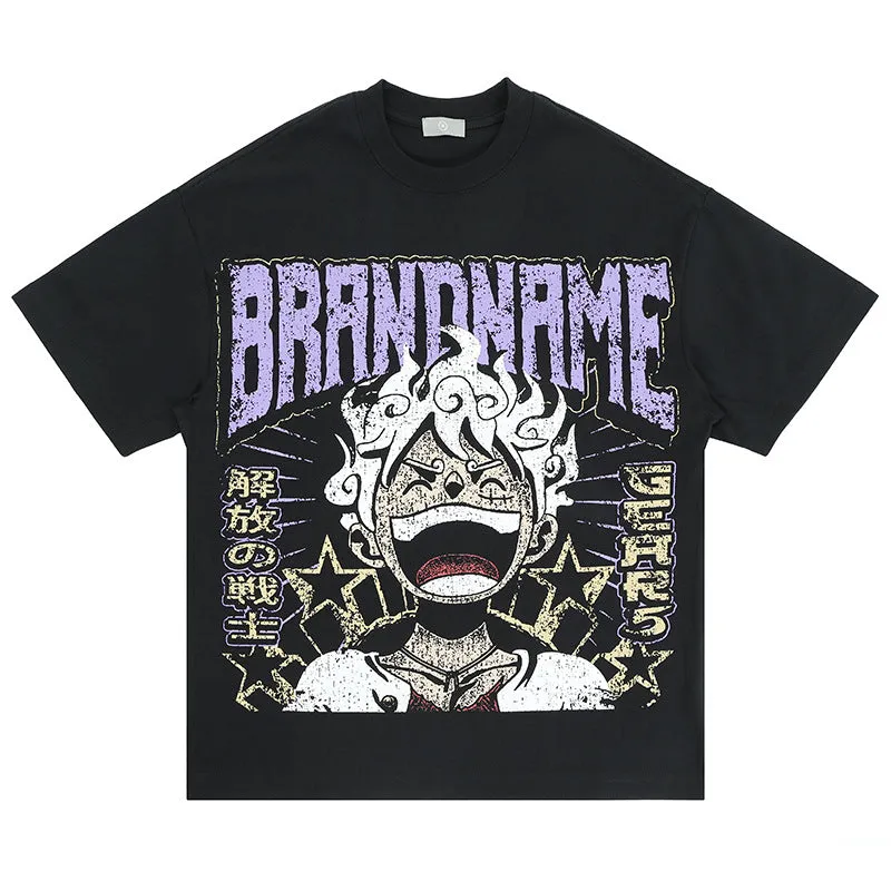 Oversized printed cartoon TEE-D523 | Inspanda