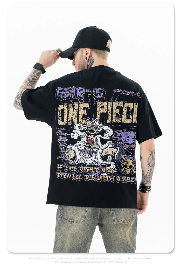 Oversized printed cartoon TEE-D523 | Inspanda