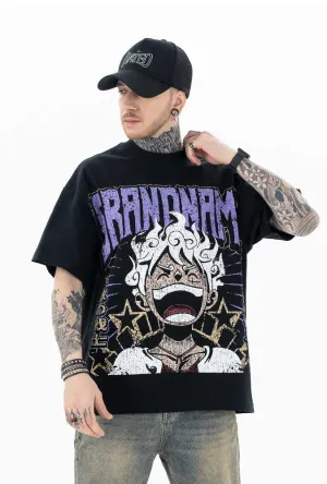 Oversized printed cartoon TEE-D523 | Inspanda