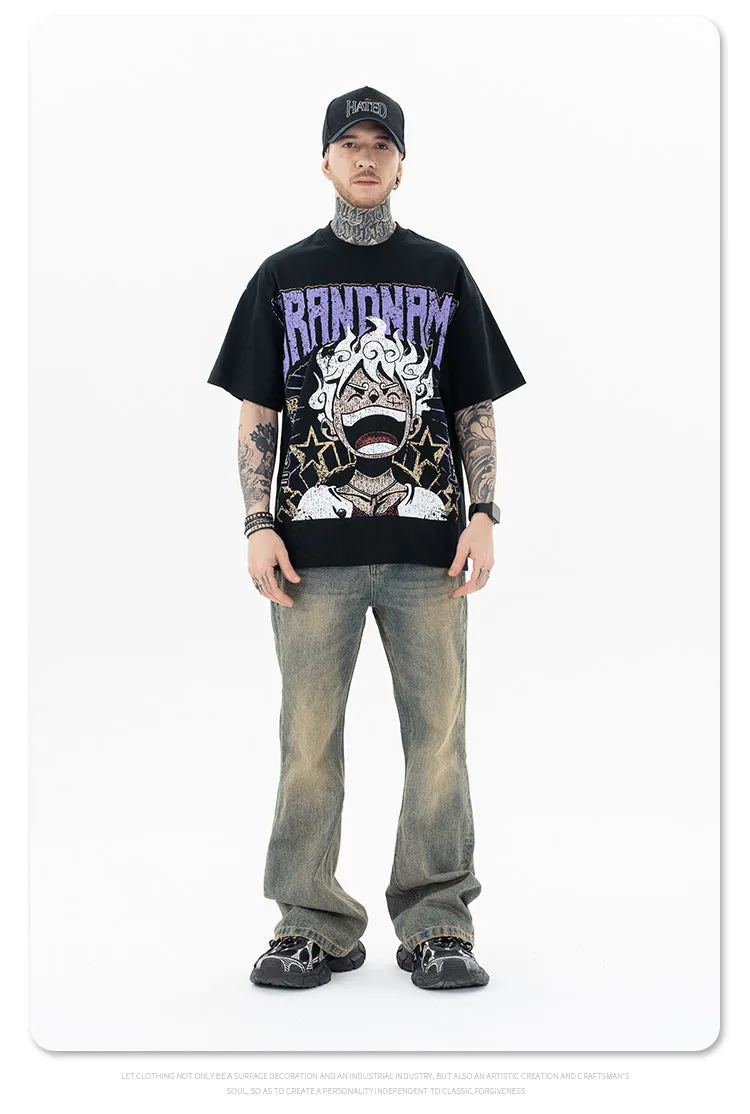 Oversized printed cartoon TEE-D523 | Inspanda