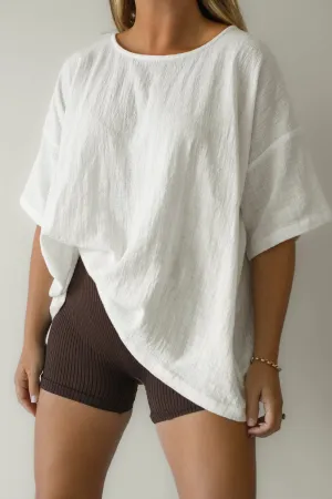 Oversized Tee - White