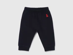 Pack of 2 Printed and Solid Regular Fit Baby Joggers