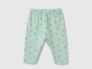 Pack of 2 Printed Regular Fit Baby Leggings