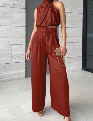 Palila® | Sleeveless Silk Set