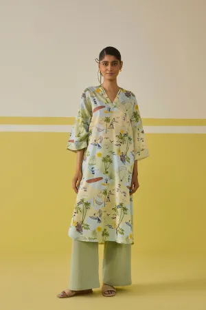 Paradise Lyocell Kurta Top